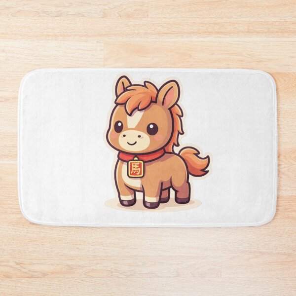 Item preview, Year of the Horse Cartoon – Cute Chinese Zodiac Art designed and sold by TTStudio.