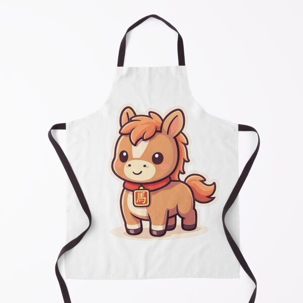 Item preview, Year of the Horse Cartoon – Cute Chinese Zodiac Art designed and sold by TTStudio.
