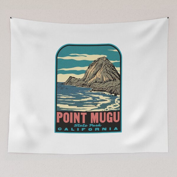 Item preview, Point Mugu State Park California Retro designed and sold by HalpinDesign.