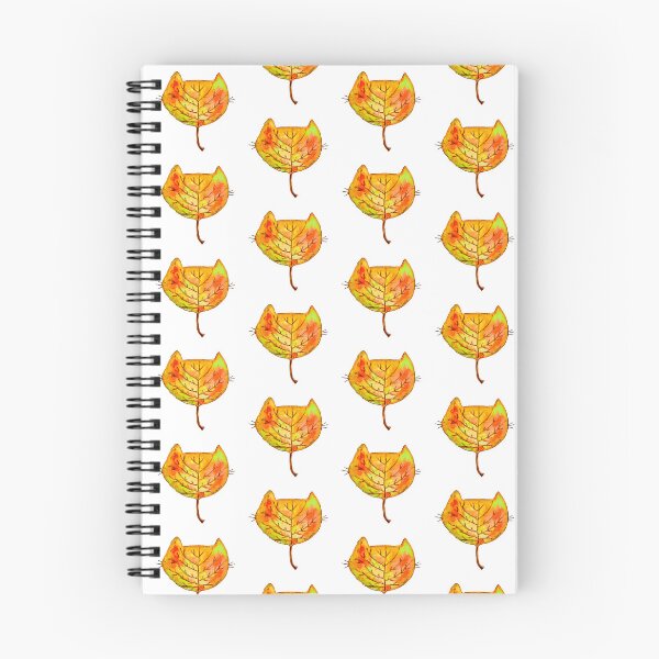 Item preview, Fall Leaf Cat Face Cozy Watercolor designed and sold by LadyLucasArt.