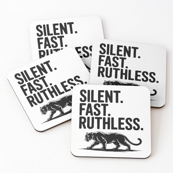 Item preview, Silent. Fast. Ruthless. designed and sold by Frank Ring.