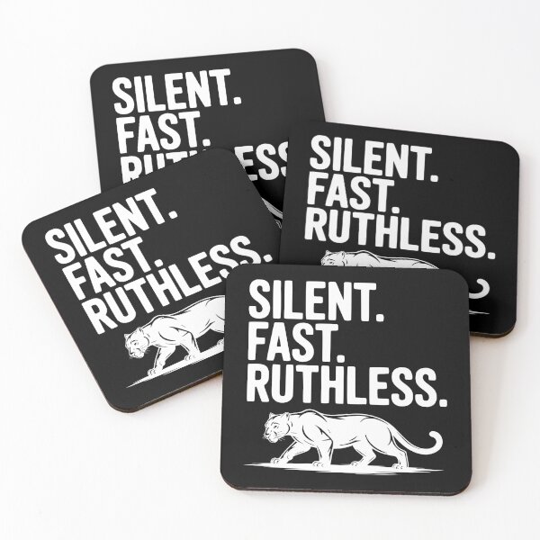 Item preview, Silent. Fast. Ruthless. designed and sold by Frank Ring.