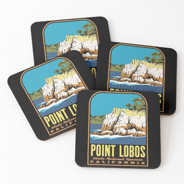 Item preview, Point Lobos State Natural Reserve California Retro designed and sold by HalpinDesign.