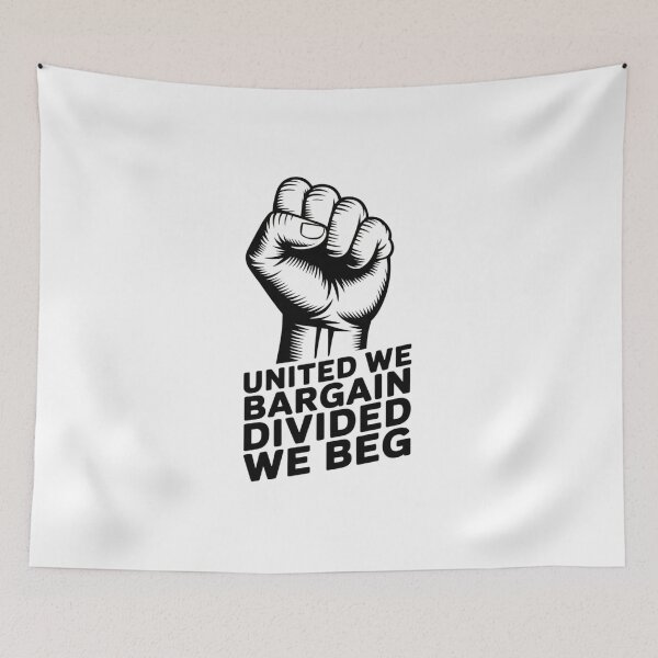 Item preview, United We Bargain Divided We Beg designed and sold by ZIZZO 22.