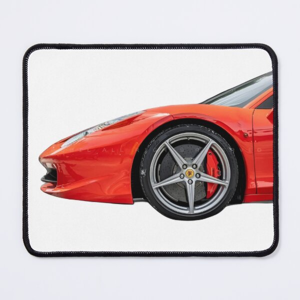 Item preview, Red Sports Car – Front Wheel Close-Up, High-Gloss Auto Art designed and sold by Artuer69.