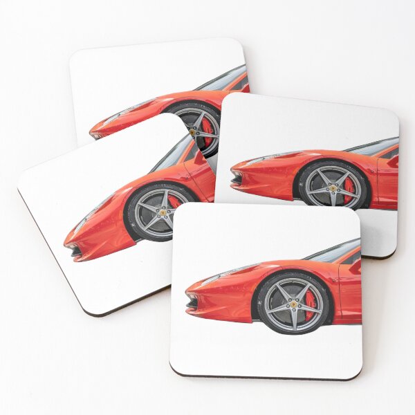 Item preview, Red Sports Car – Front Wheel Close-Up, High-Gloss Auto Art designed and sold by Artuer69.