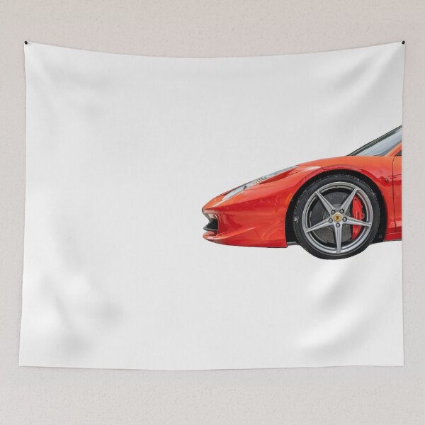 Item preview, Red Sports Car – Front Wheel Close-Up, High-Gloss Auto Art designed and sold by Artuer69.