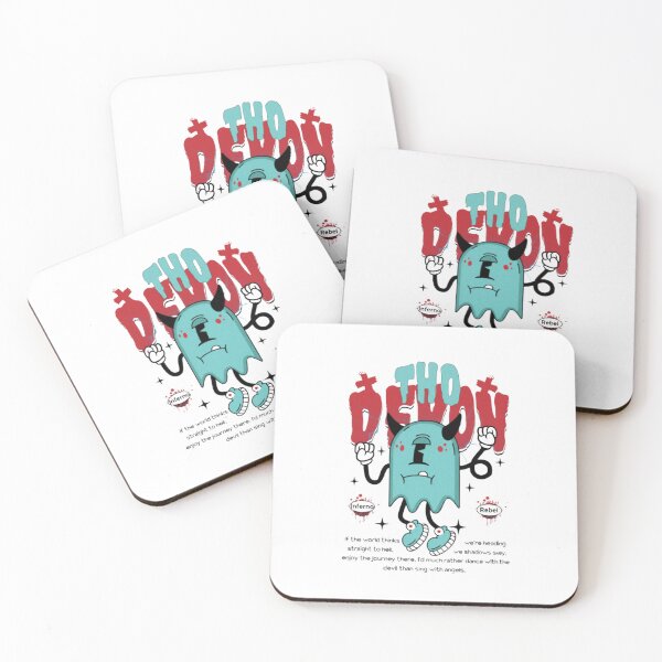 Item preview, Retro Cartoon Cyclops Demon — Edgy Streetwear Ghost Illustration with Rebel Quote designed and sold by Colorful-Garden.