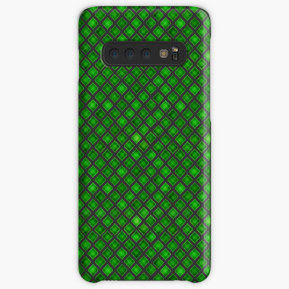 Green Tile Case & Skin for Samsung Galaxy