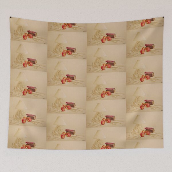 Item preview, Still life with lamp and apples designed and sold by Solotry.