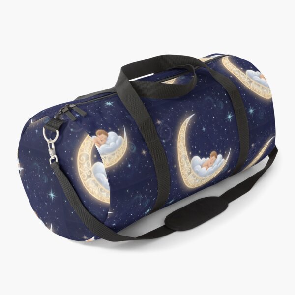 Item preview, Dreamy Crescent Moon Bedtime Scene – Whimsical Sleep Art designed and sold by Psycho-Crazy.