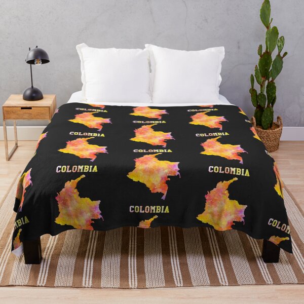 Item preview, Colombia Map Watercolor - Artistic Vibrant Colombian Pride designed and sold by mashmosh.