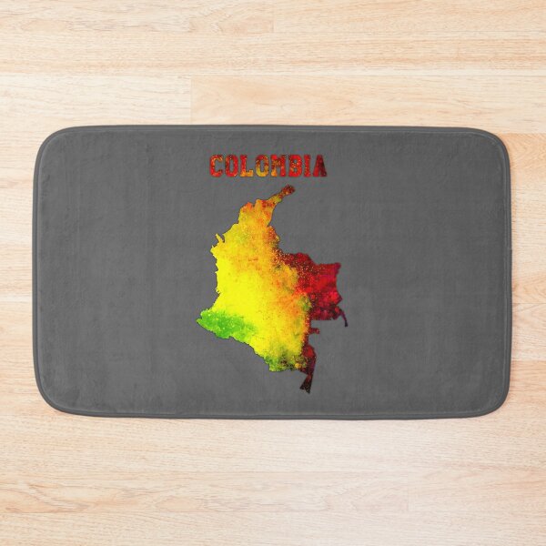 Item preview, Colombia Map Watercolor Artistic Flag Splatter Design designed and sold by mashmosh.
