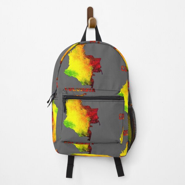 Item preview, Colombia Map Watercolor Artistic Flag Splatter Design designed and sold by mashmosh.