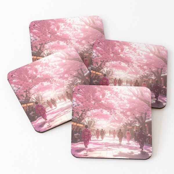 Item preview, Sakura Dreams – Traditional Japanese Street designed and sold by Schoenenwald - Illustrations Uniques et Originales.