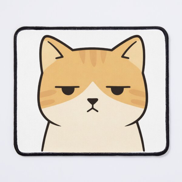 Item preview, Emotionless Cat Face – This Is Me Minimal Cat Meme Art designed and sold by TTStudio.