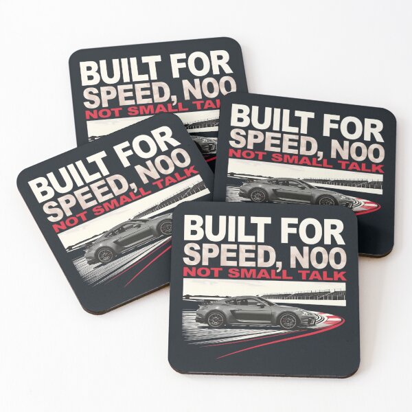 Item preview, Built for Speed, Not Small Talk – Minimal Car Humor Design designed and sold by gavinroyal.