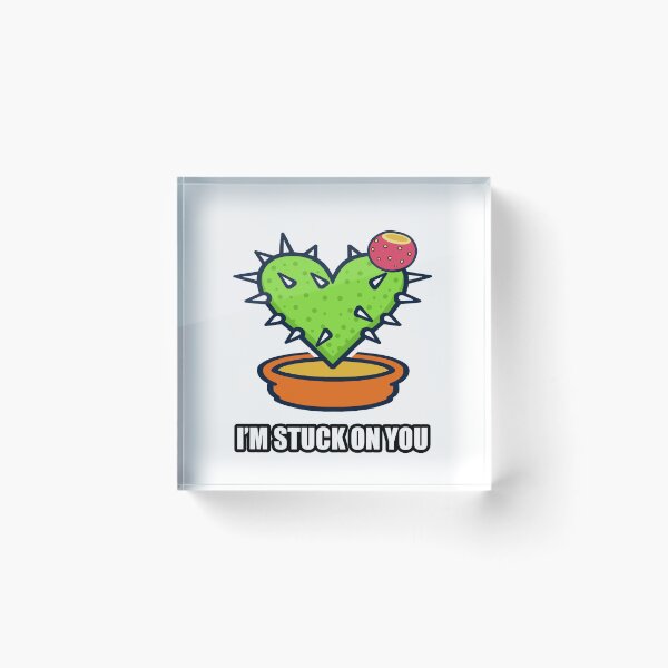 Item preview, I'm Stuck On You Cactus t-shirt designed and sold by AntiqueUFOs.