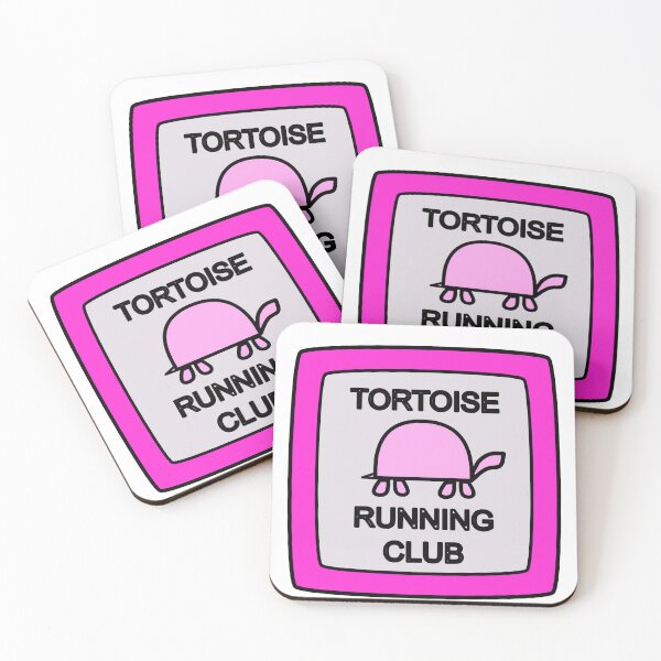 Item preview, Tortoise Running Club (Pink) designed and sold by calibrown.