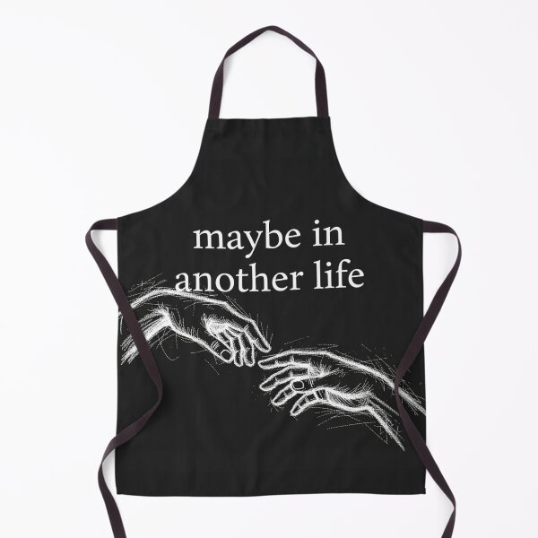 Item preview, Maybe In Another Life | Romantic Regret Aesthetic Black Design designed and sold by CuteDesignOnly.