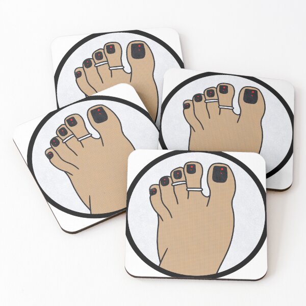 Item preview, Red Toes designed and sold by SolefulStickers.