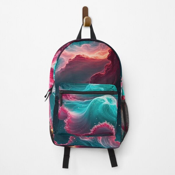 Item preview, Nebula Floral Burst | Red & Teal Cosmic Flower | The Ouroborean Semi-Galactic Botanical Garden designed and sold by TheOuroborean.