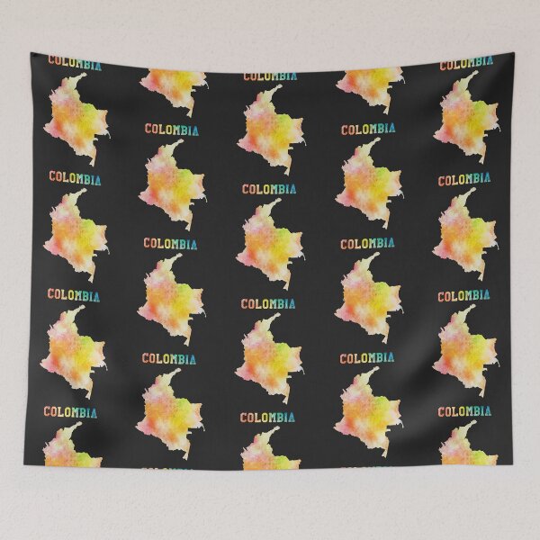 Item preview, Colombia Map Watercolor Artistic Pride designed and sold by mashmosh.