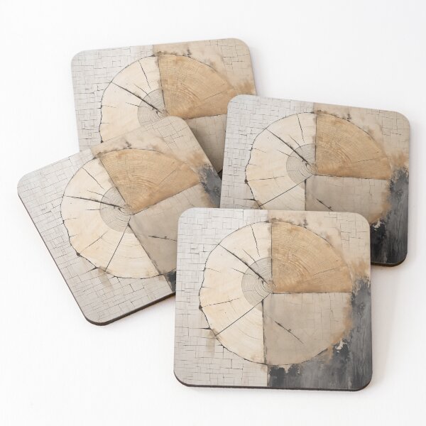 Item preview, Wabi sabi and japandi inspired wood texture art designed and sold by filigreedigital.