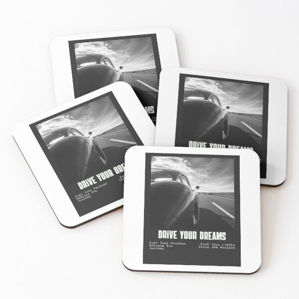 Item preview, Drive Your Dreams – Motivational Road Trip Car Art designed and sold by inkvera9.