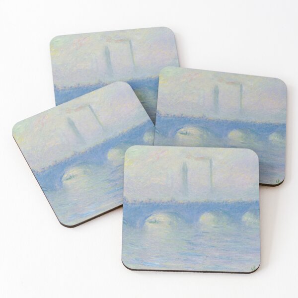 Item preview, Waterloo Bridge Effet De Brume by Claude Monet: Dreamy Impressionist Poster designed and sold by artofuniverse.