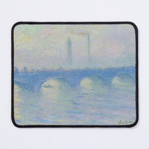 Item preview, Waterloo Bridge Effet De Brume by Claude Monet: Dreamy Impressionist Poster designed and sold by artofuniverse.