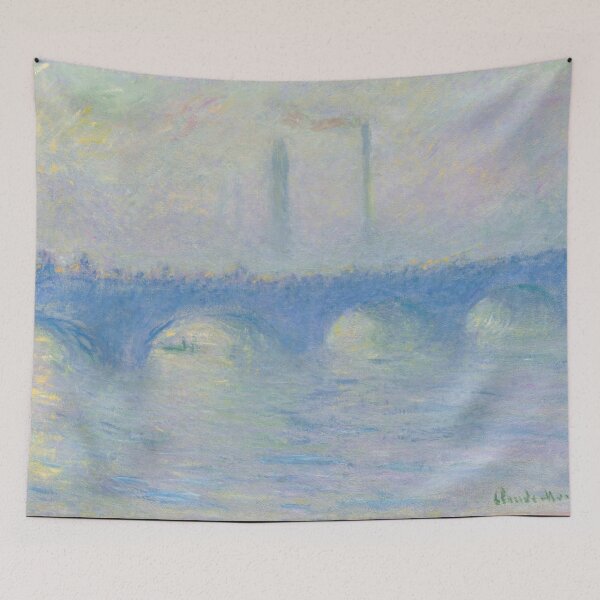 Item preview, Waterloo Bridge Effet De Brume by Claude Monet: Dreamy Impressionist Poster designed and sold by artofuniverse.