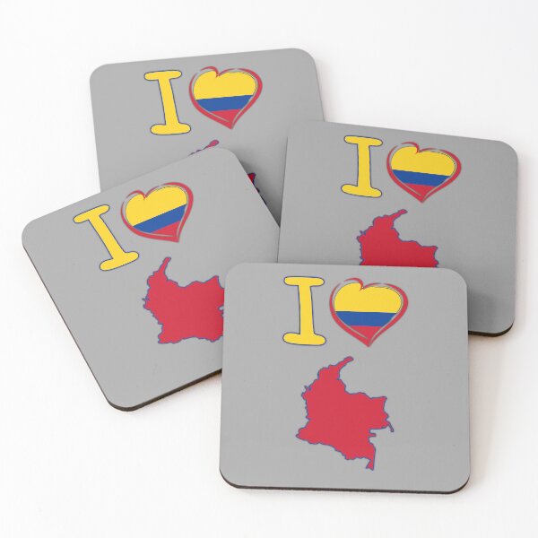 Item preview, I Love Colombia - Proud Colombian Flag & Map Design designed and sold by mashmosh.