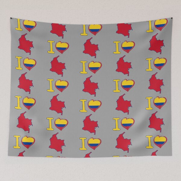 Item preview, I Love Colombia - Proud Colombian Flag & Map Design designed and sold by mashmosh.