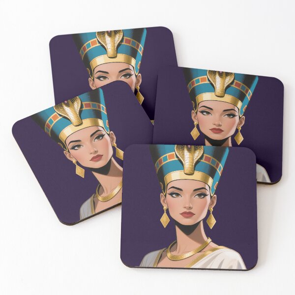 Item preview, Modern Nefertiti – Elegant Golden Queen Portrait 1 designed and sold by AnadAA.