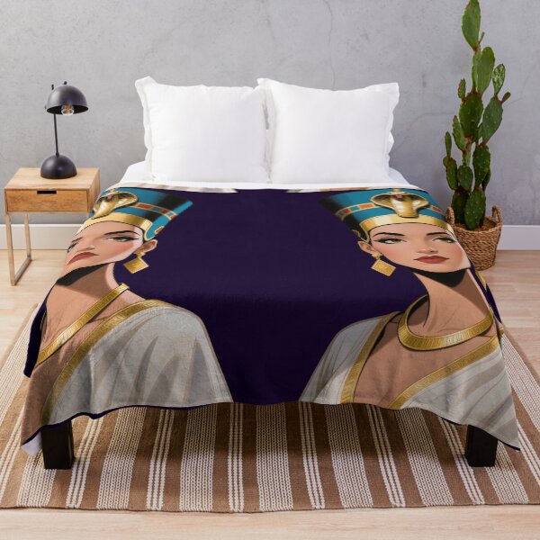 Item preview, Modern Nefertiti – Elegant Golden Queen Portrait 1 designed and sold by AnadAA.