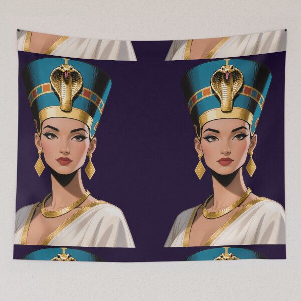 Item preview, Modern Nefertiti – Elegant Golden Queen Portrait 1 designed and sold by AnadAA.