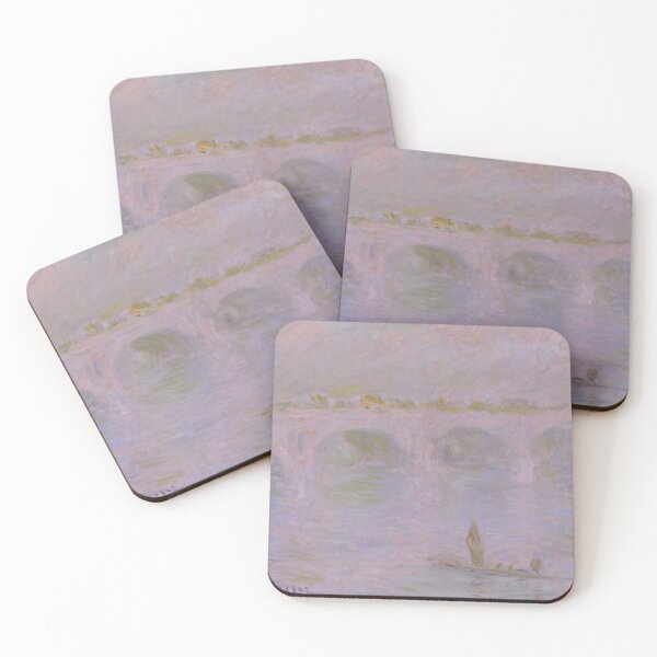 Item preview, Waterloo Bridge in London by Claude Monet: Dreamy Impressionist River Scene designed and sold by artofuniverse.