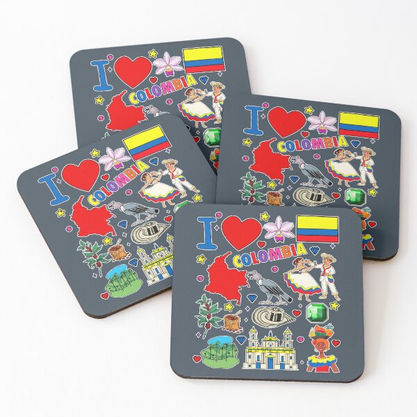 Item preview, Vibrant Colombia Pride, Cultural Icons & Landmarks Sticker Pack Art designed and sold by mashmosh.