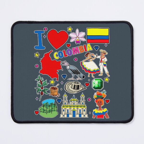 Item preview, Vibrant Colombia Pride, Cultural Icons & Landmarks Sticker Pack Art designed and sold by mashmosh.