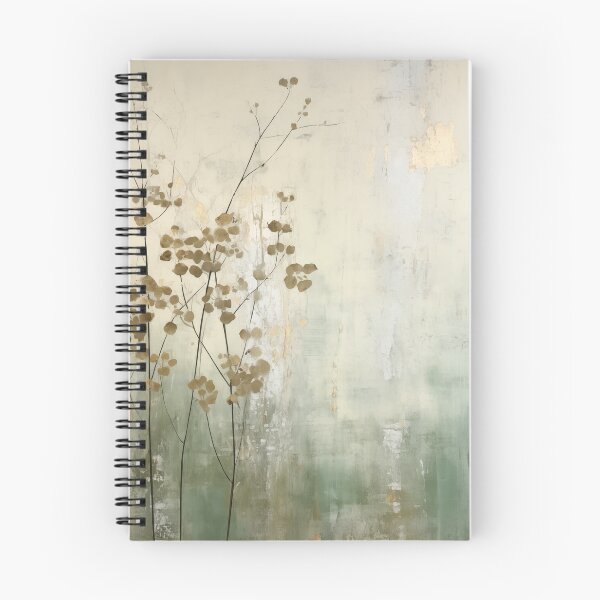 Item preview, Wabi sabi and japandi inspired faded sage green abstract herbs designed and sold by filigreedigital.