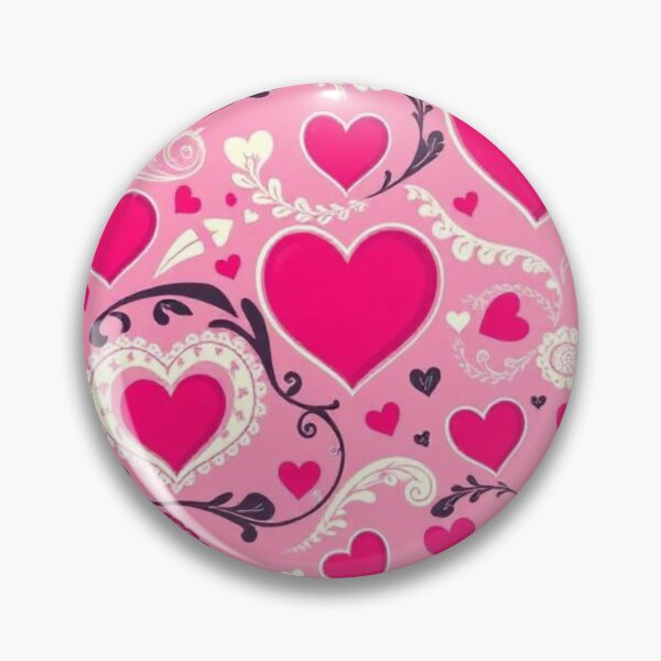 Item preview, Paisley Pattern Pink Lovehearts designed and sold by Emma-Roid.