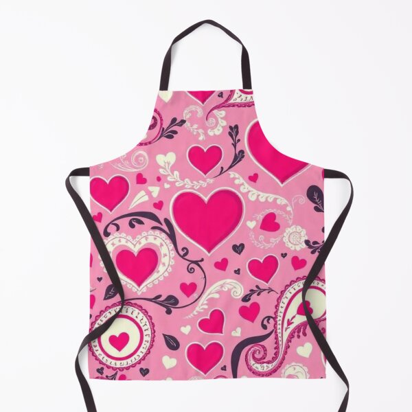 Item preview, Paisley Pattern Pink Lovehearts designed and sold by Emma-Roid.