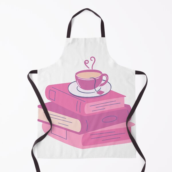 Item preview, Cup of Tea And Books Pink Aestethic designed and sold by Nyxander's Bookish Catalogue.