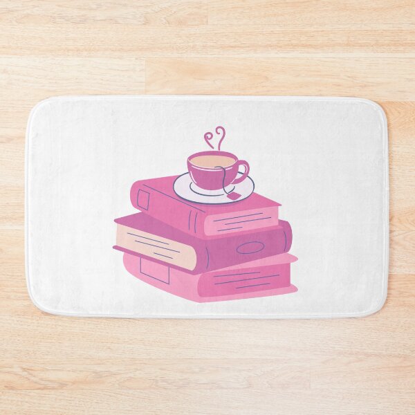 Item preview, Cup of Tea And Books Pink Aestethic designed and sold by Nyxander's Bookish Catalogue.