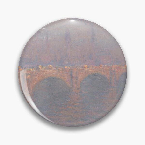 Item preview, Waterloo Bridge Soleil Voile by Claude Monet: Dreamy Impressionist London Poster designed and sold by artofuniverse.
