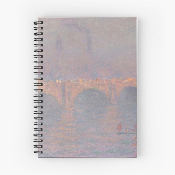 Item preview, Waterloo Bridge Soleil Voile by Claude Monet: Dreamy Impressionist London Poster designed and sold by artofuniverse.