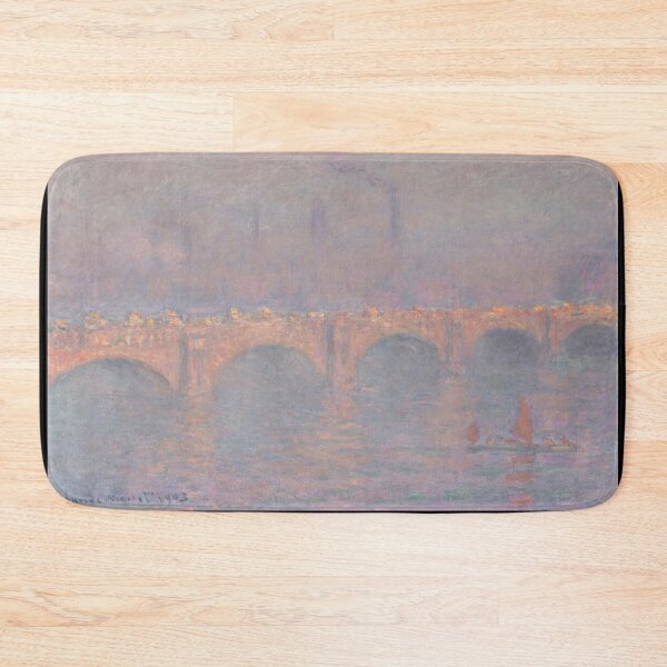 Item preview, Waterloo Bridge Soleil Voile by Claude Monet: Dreamy Impressionist London Poster designed and sold by artofuniverse.