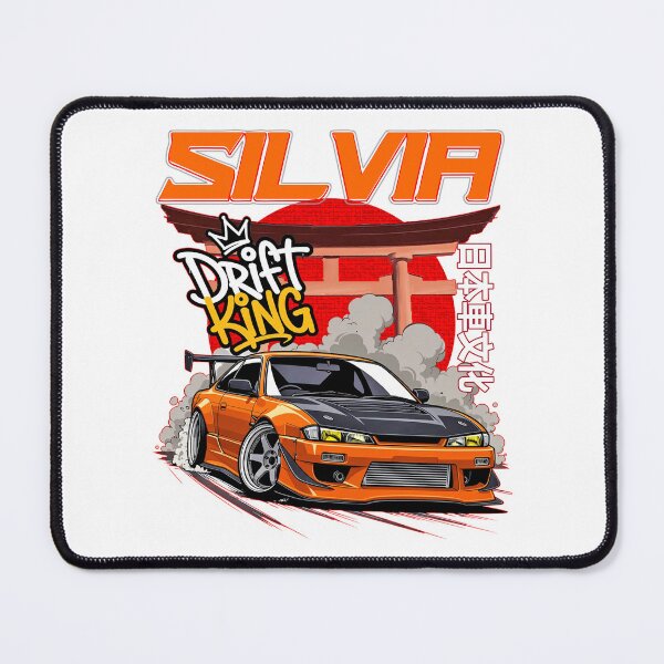 Item preview, Nissan Silvia S14 Drift King JDM Art - Orange Drift Car Illustration Japanese Culture designed and sold by Aegy2024.