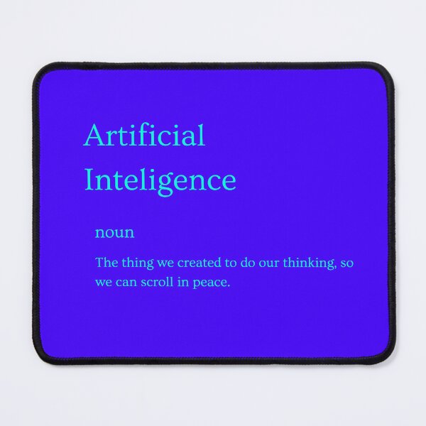 Item preview, Artificial Intelligence Definition – The Art of Teaching Machines to Think designed and sold by ImprintedMind.